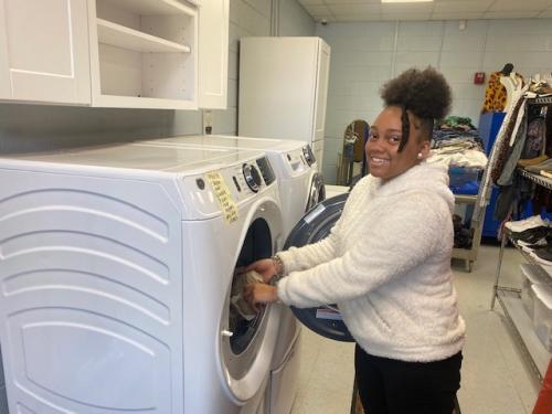 Alexia Parks in the Laundry Center.jpg