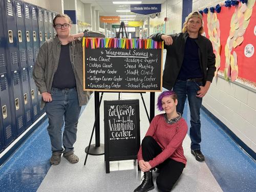 Nick, River and Asher welcome you to the MHS Wraparound Center i.jpg