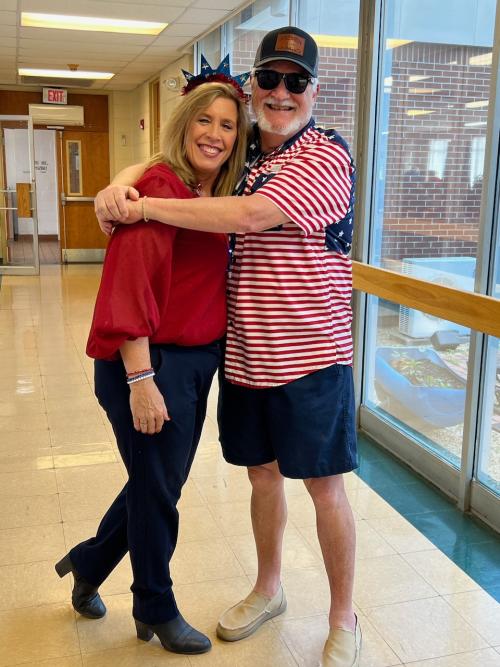 Kay Williamson and Tim Hayes at Reception.jpg